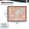 Stupell Industries Kid's Map Of World Pink Floating Frame, design by Carla Daly